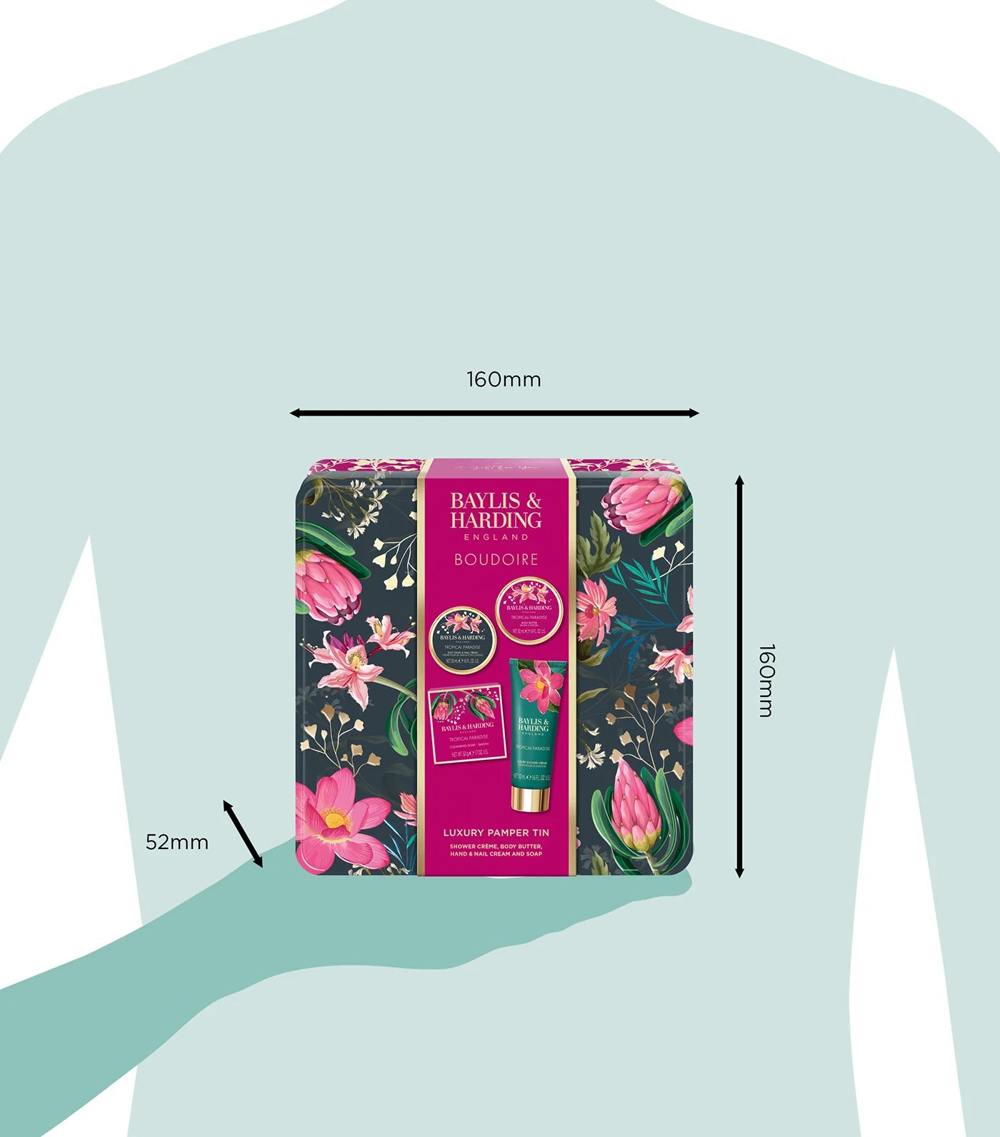 Baylis & Harding Boudoire Luxury Pamper Tin Gift Set