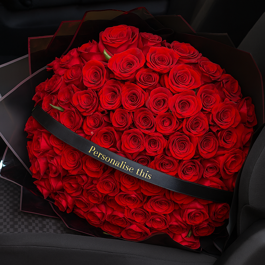 The Passionate Heart Red Roses Bouquet