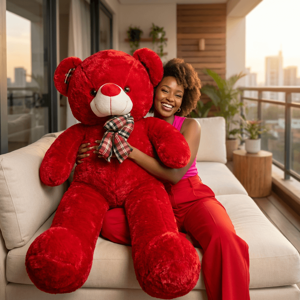 Forever Yours Red Teddy Bear - 100cm
