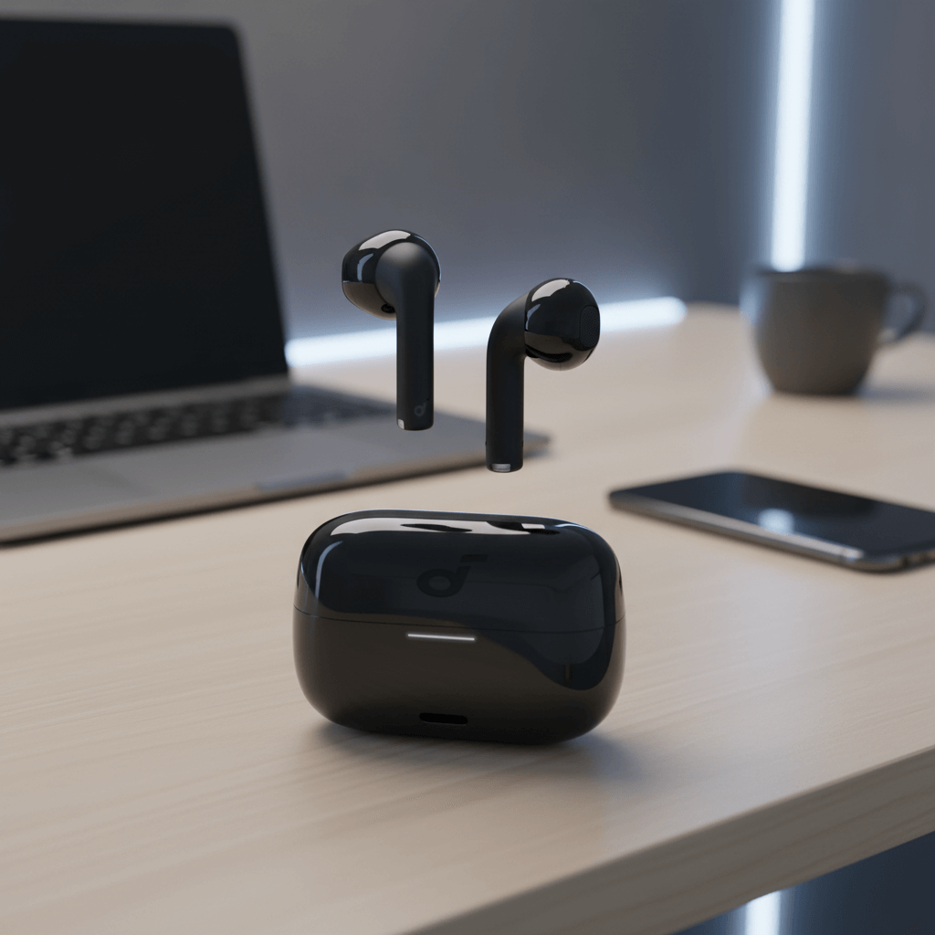 Soundcore K20i Wireless Earbuds (Black / White)