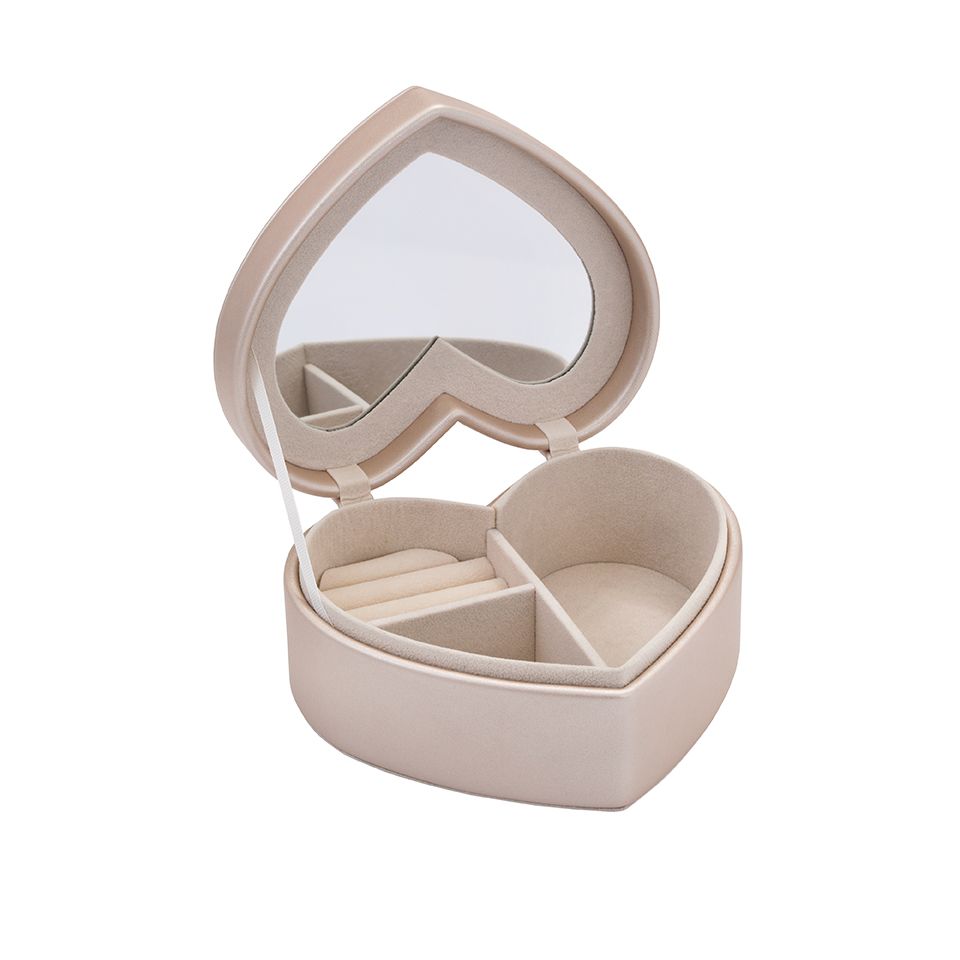 Rox Box Two-Tier Heart Jewellery Box – Oyster