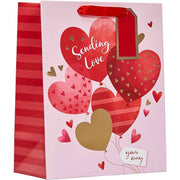 Sending Love Balloons Valentine's Day Large Gift Bag