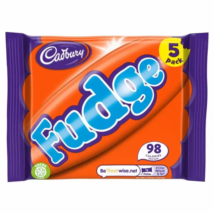 Cadbury Fudge Bar 5 Pack - 110g