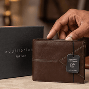 Equilibrium® RFID Leather Wallet for Men – Classic Gift Set