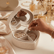 Rox Box Two-Tier Heart Jewellery Box – Oyster