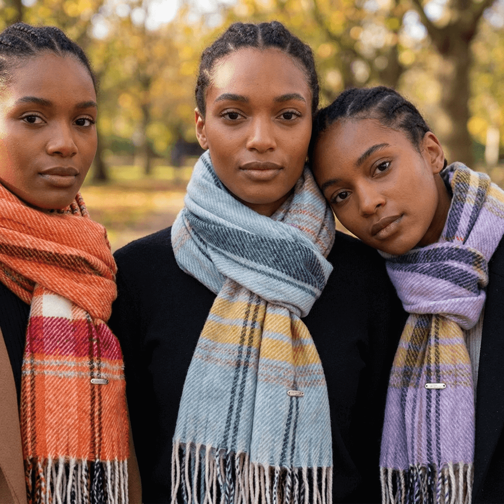 Cosy Plaid Everyday Wrap Scarf