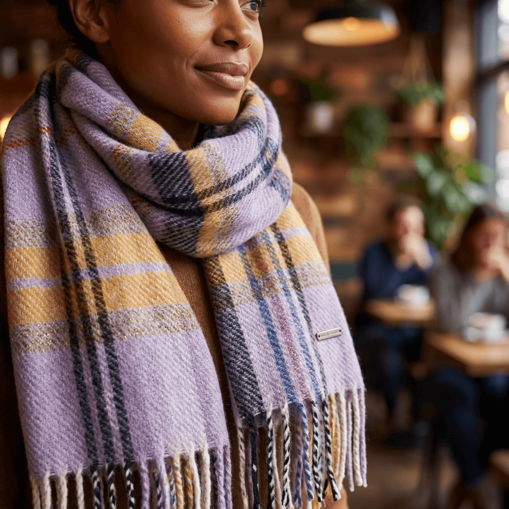 Cosy Plaid Everyday Wrap Scarf