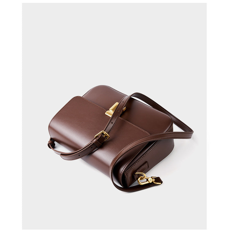 The Signet Leather Flap Bag