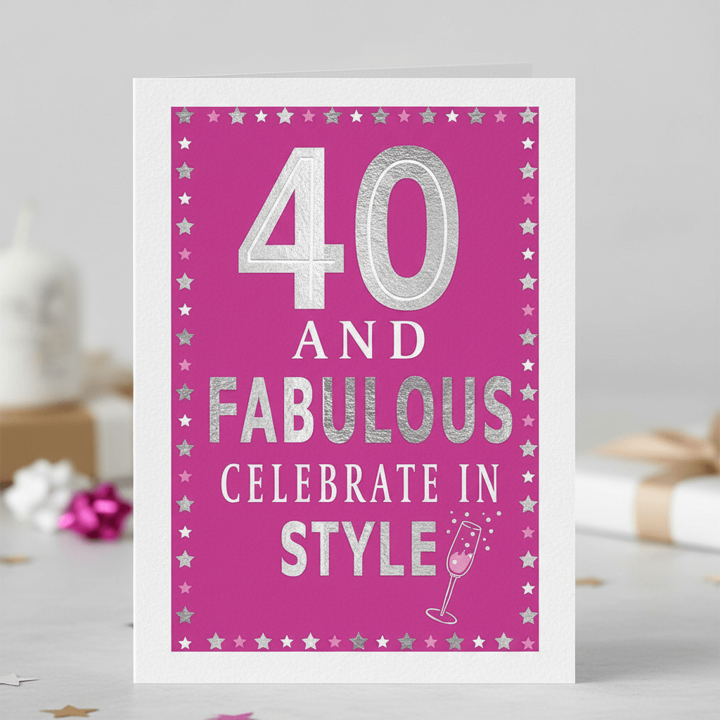 Celebrating 40 – Special Years Card