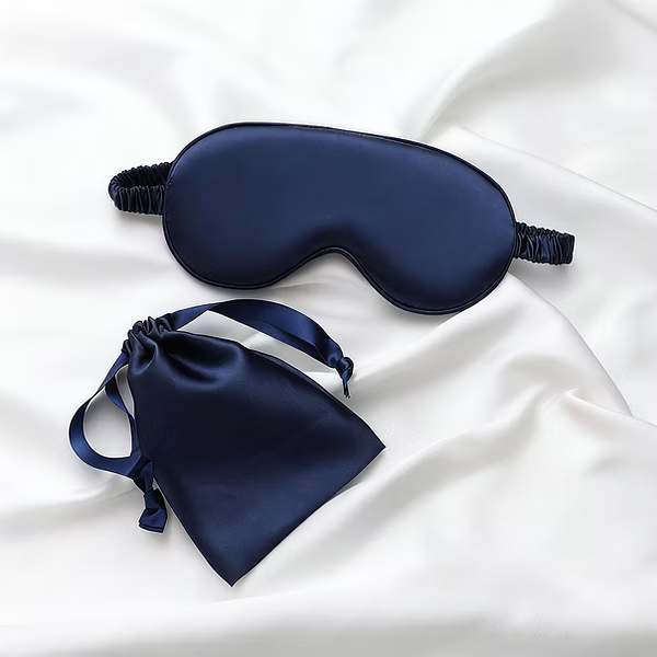 The Luna Silk Eye Mask with Pouch