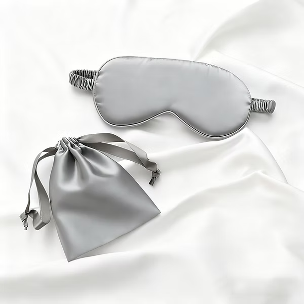 The Luna Silk Eye Mask with Pouch