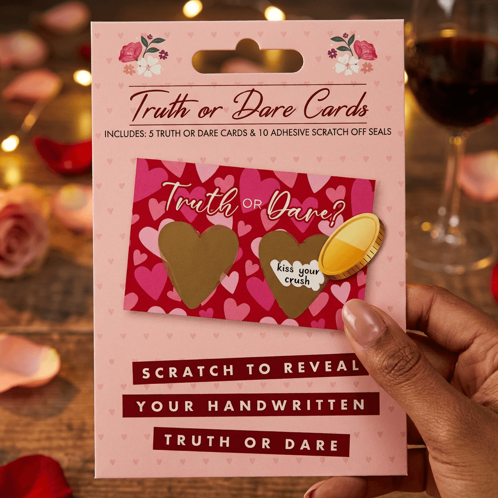 Scratch & Reveal Truth or Dare Game – Couples & Friends Edition