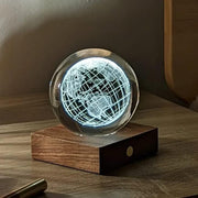 Amber Crystal Light – Solar System Model