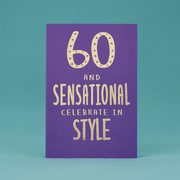60-Year Milestone Card For Her