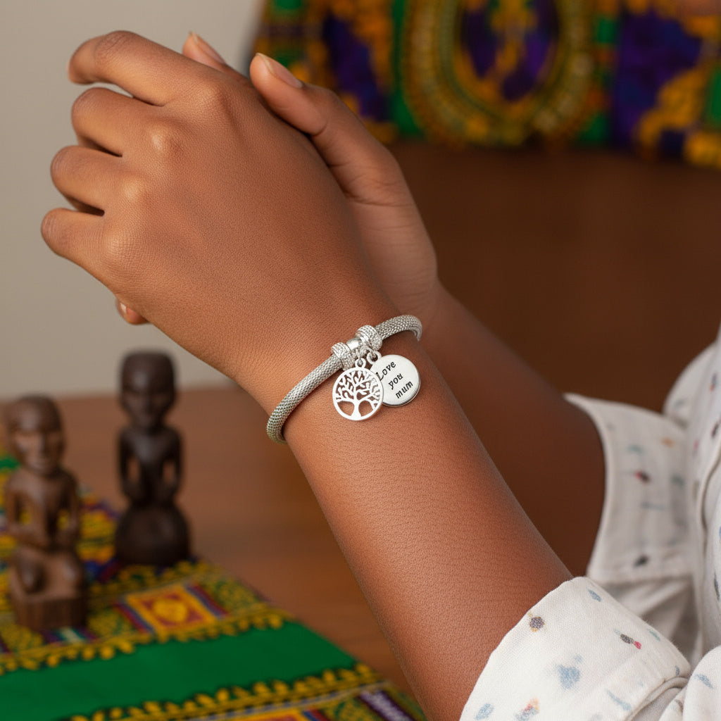 Equilibrium SP Mesh Tree of Life Bracelet Mum