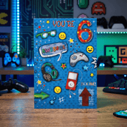 You’re 6 & Awesome – Gamer Kids’ Birthday Card