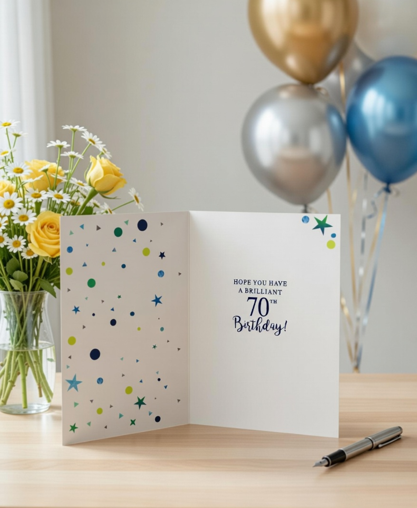 70 Today – Have a Wonderful Day Celebration Card