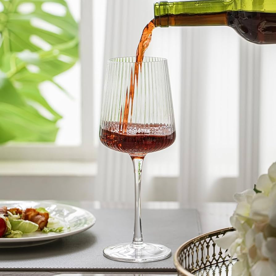 Aurora Crystal Red Wine Glass -Set of 2