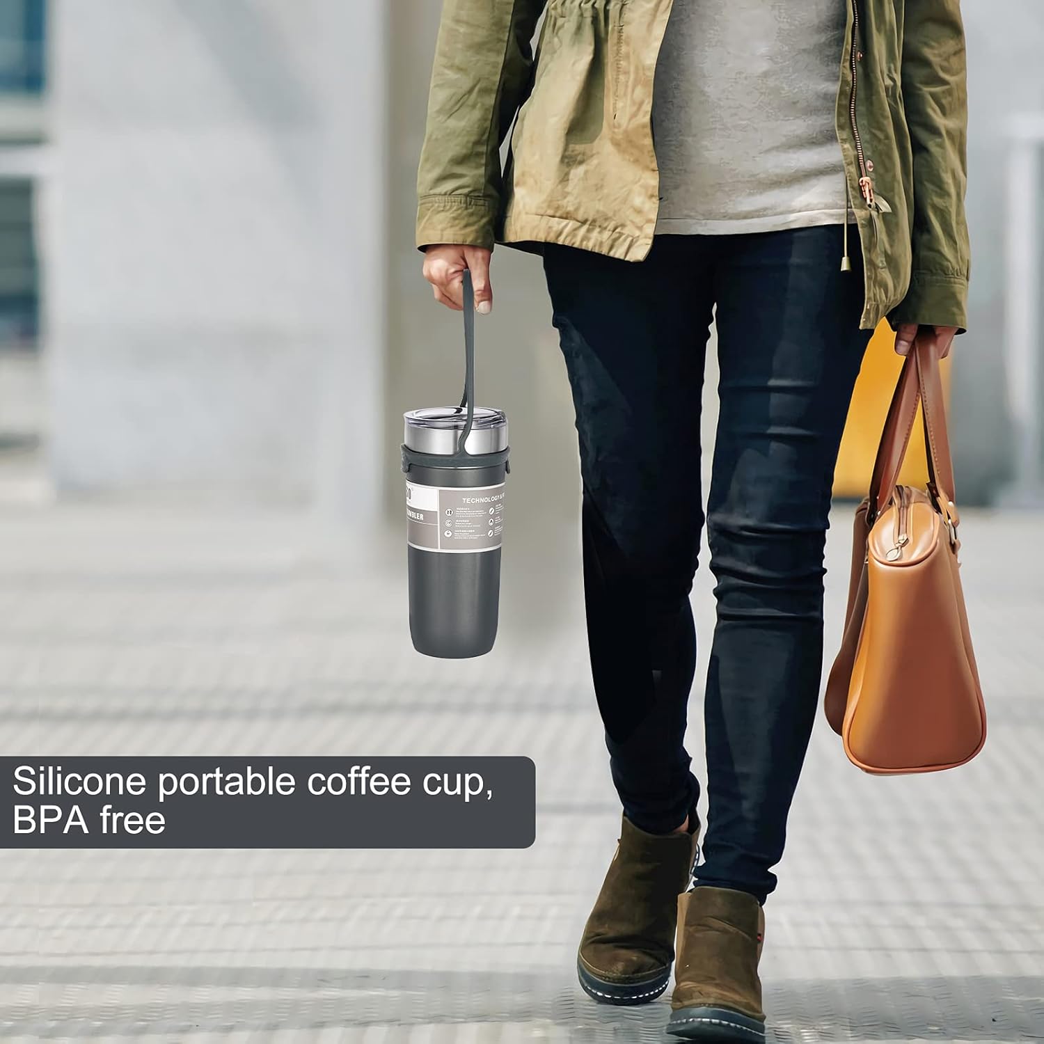 Tyeso Stainless Steel Thermal Mug – 550ml