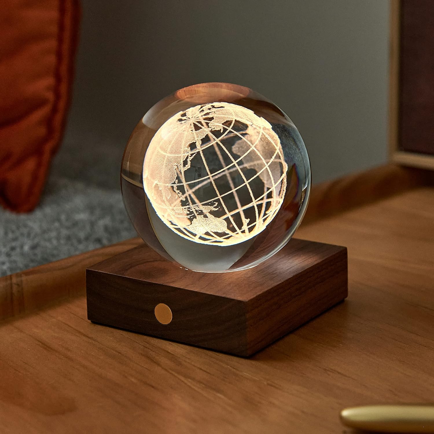 Amber Crystal Light – Solar System Model