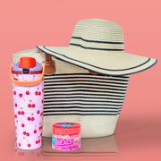 The Sipp & Stroll Beach Vibe Hamper – Water Bottle, Body Butter & Beach Set