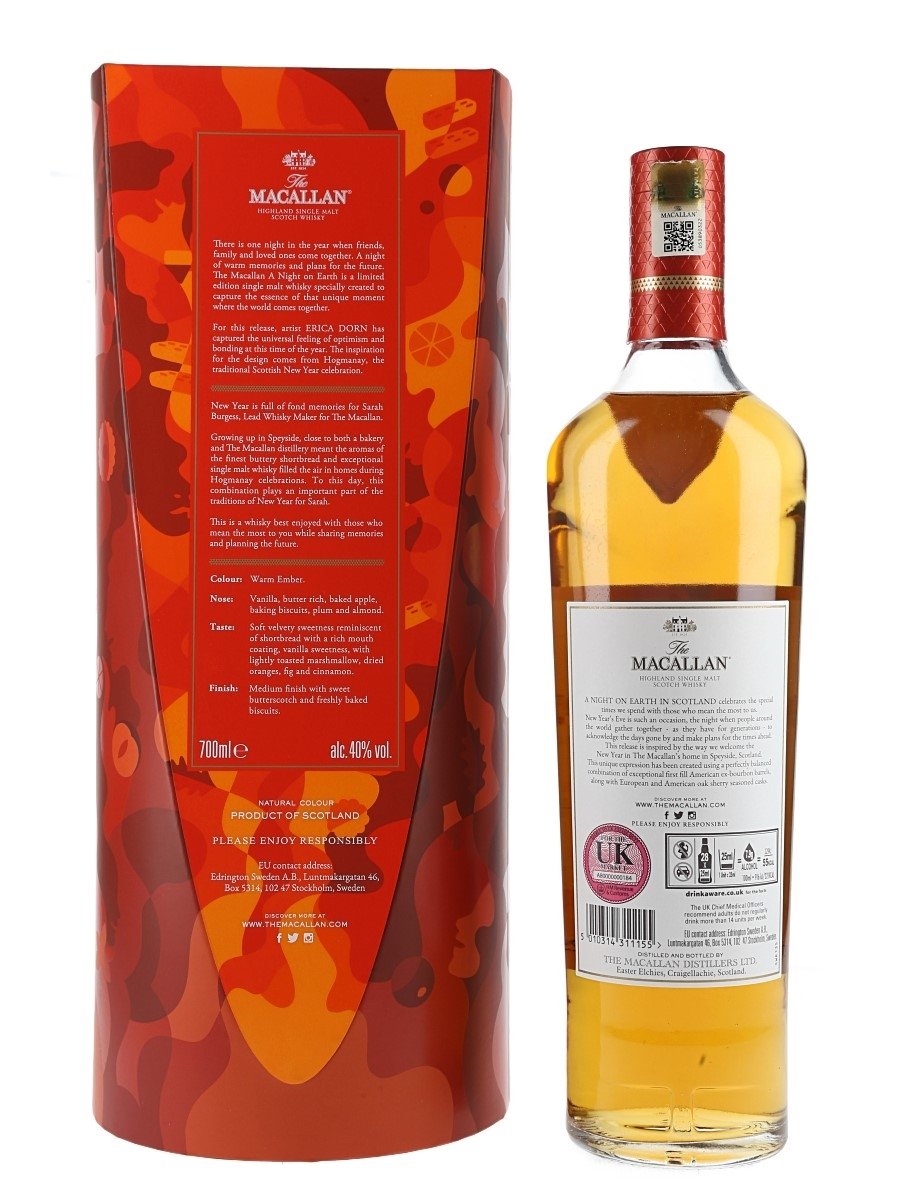 Macallan A Night On Earth  Single Malt Whiskey
