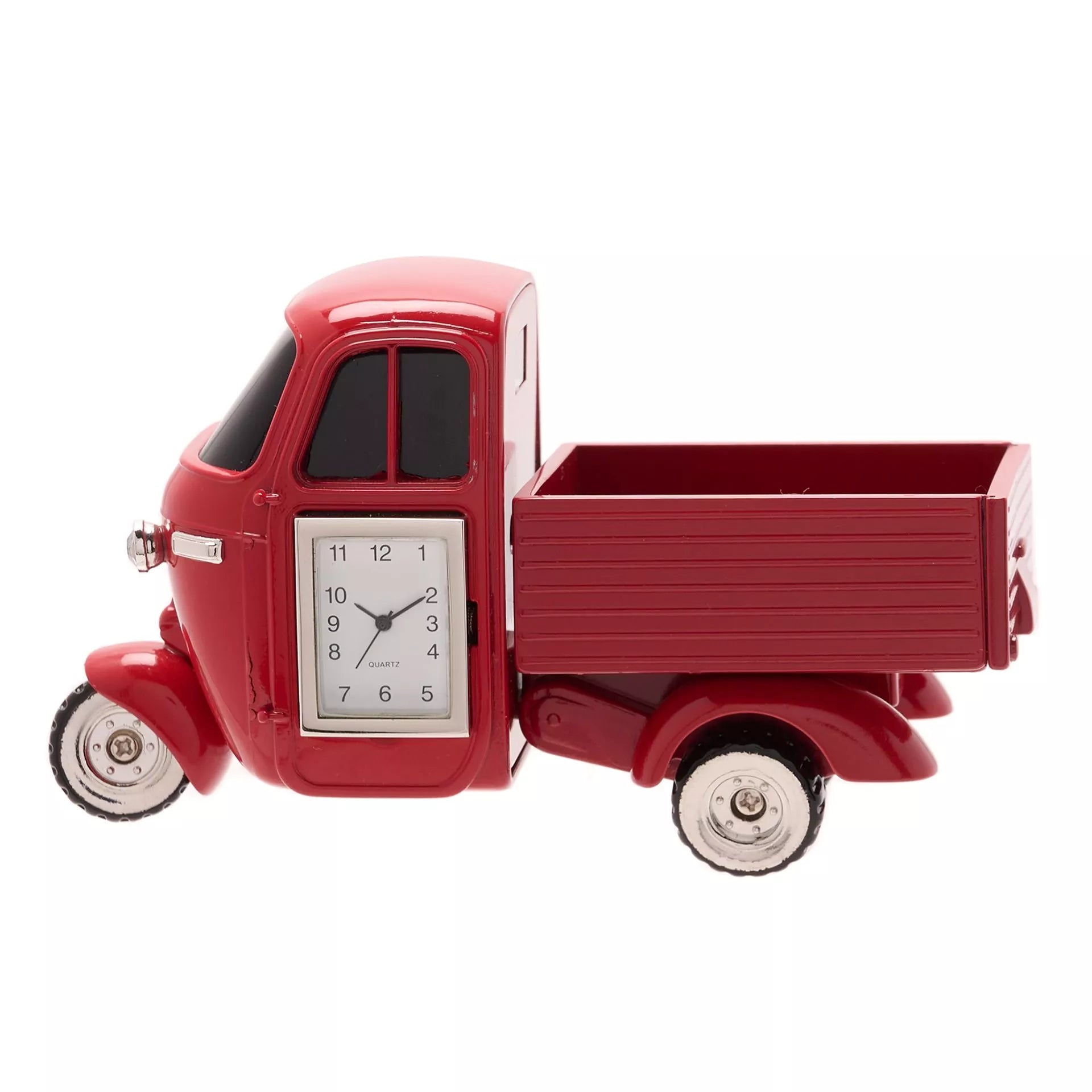 Widdop Miniature Clock 3-Wheel Red Truck