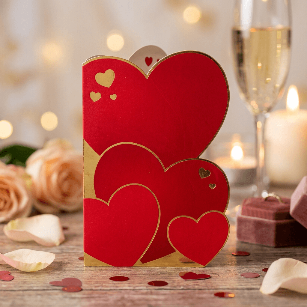 Two Hearts Love Card