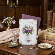 Just To Say A6 Celebration Card with Envelope