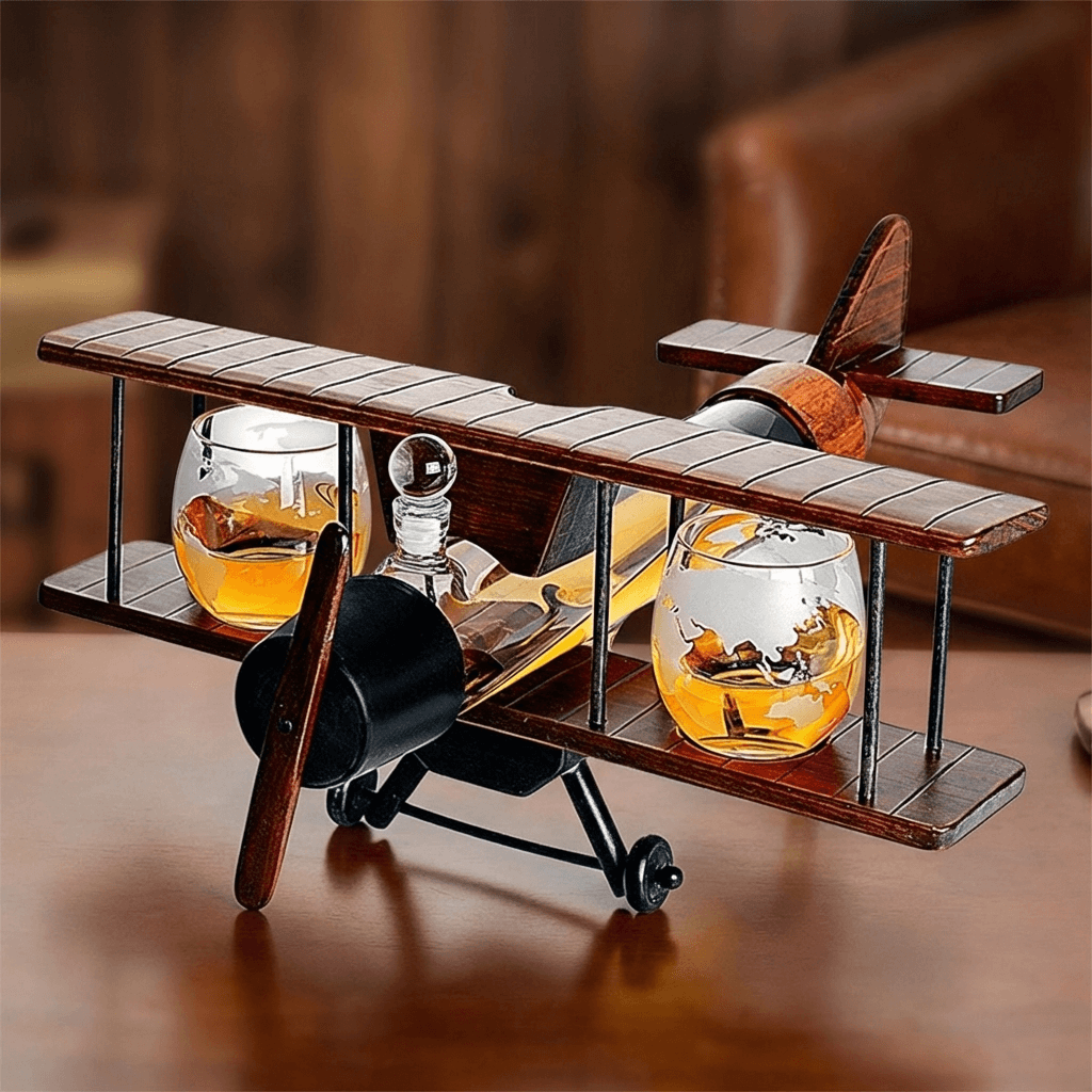 Aeroplane Decanter Set