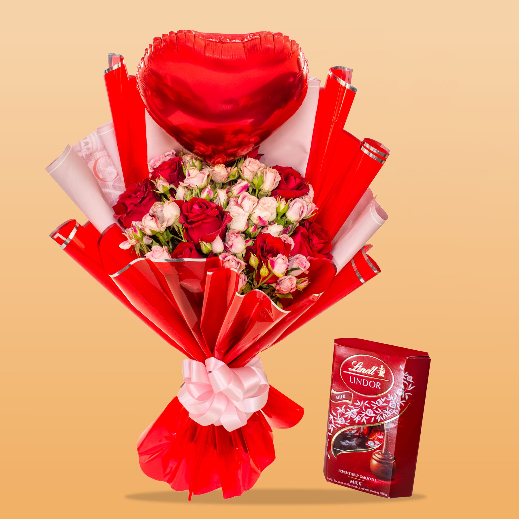 All My Love Flower Balloon Package