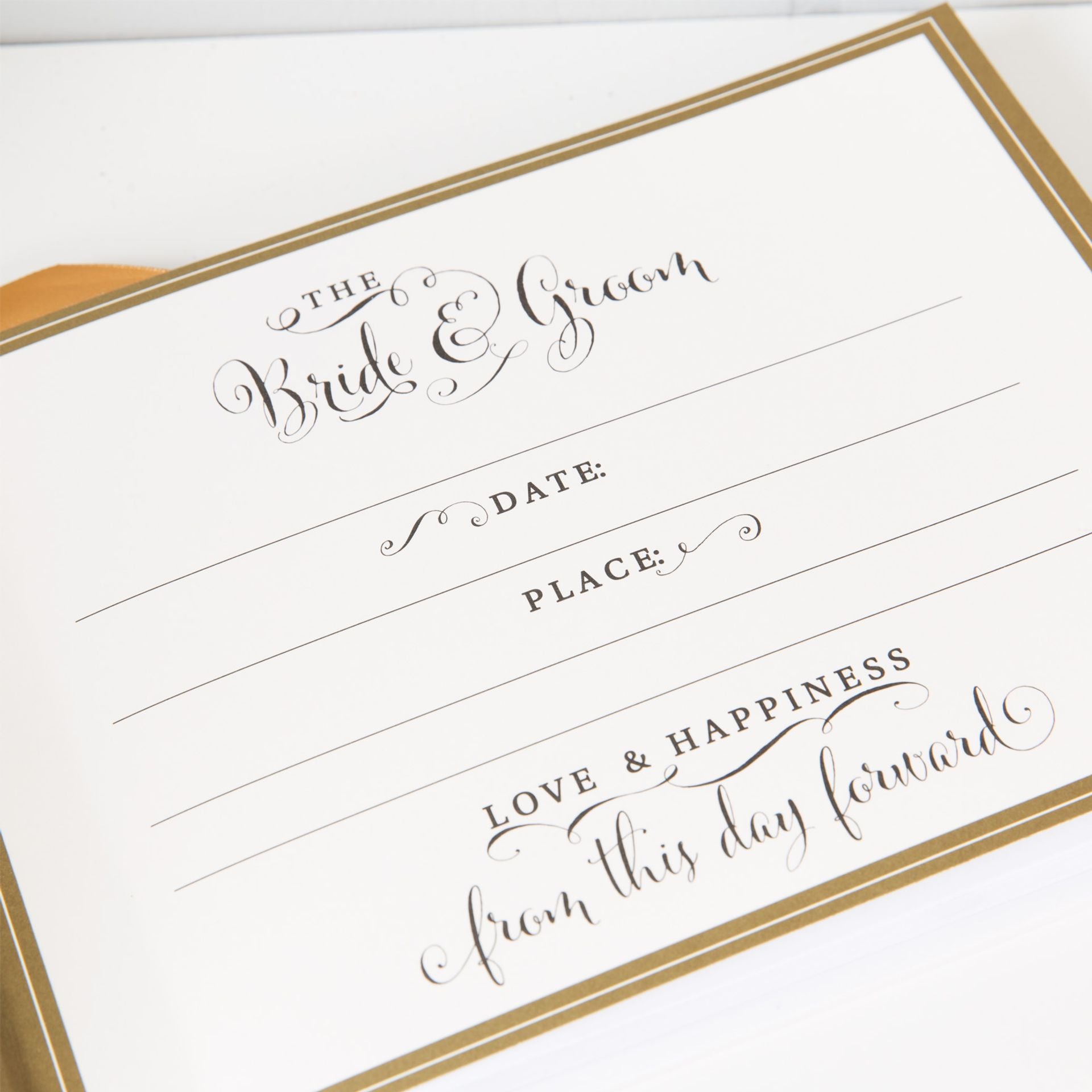 Always & Forever' Gold Foil Album/Scrap Book