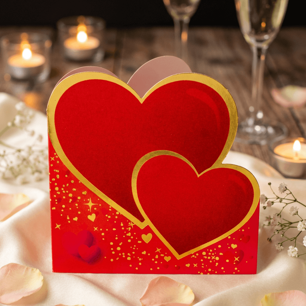 Two Hearts Love Card