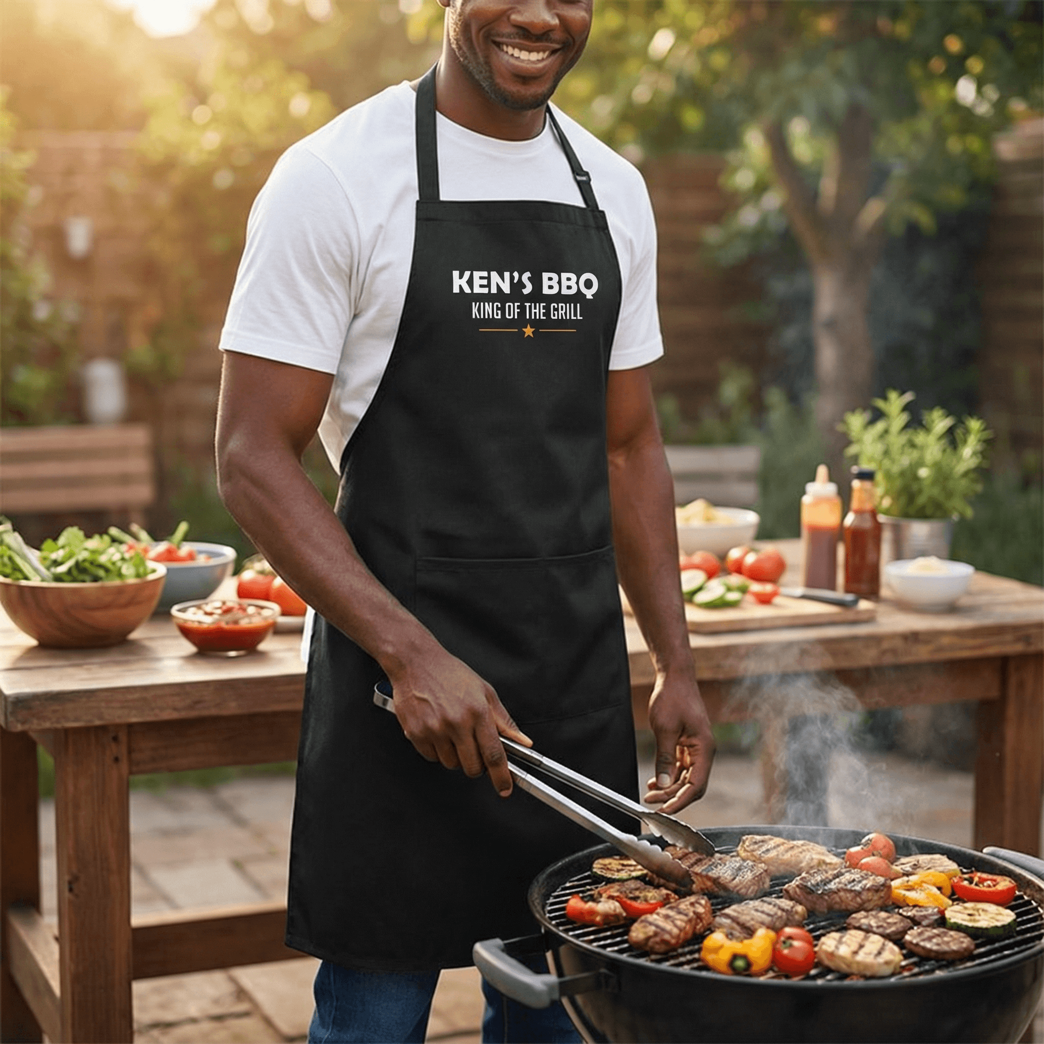 Personalised Bib Apron | Customisable Kitchen & BBQ Apron