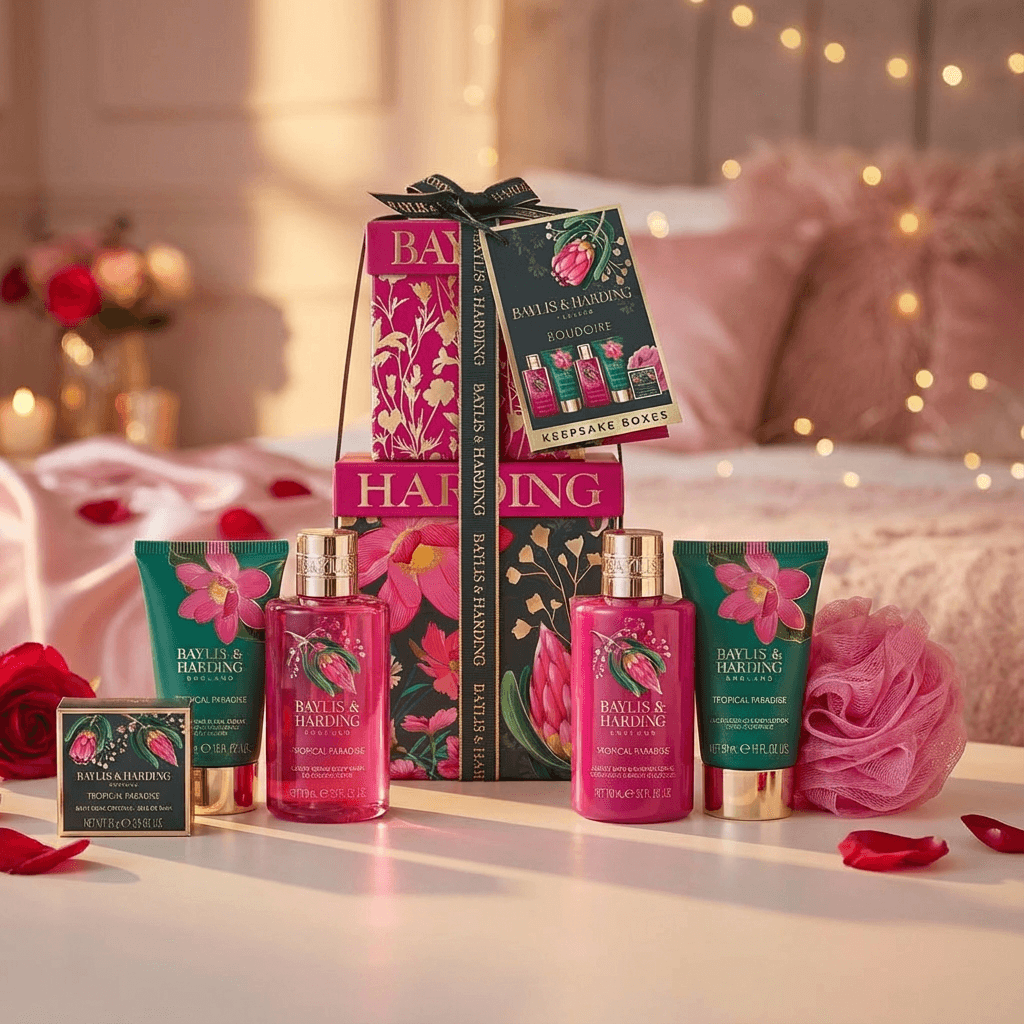 Baylis & Harding Boudoire Tropical Paradise Keepsake Tower Gift Set