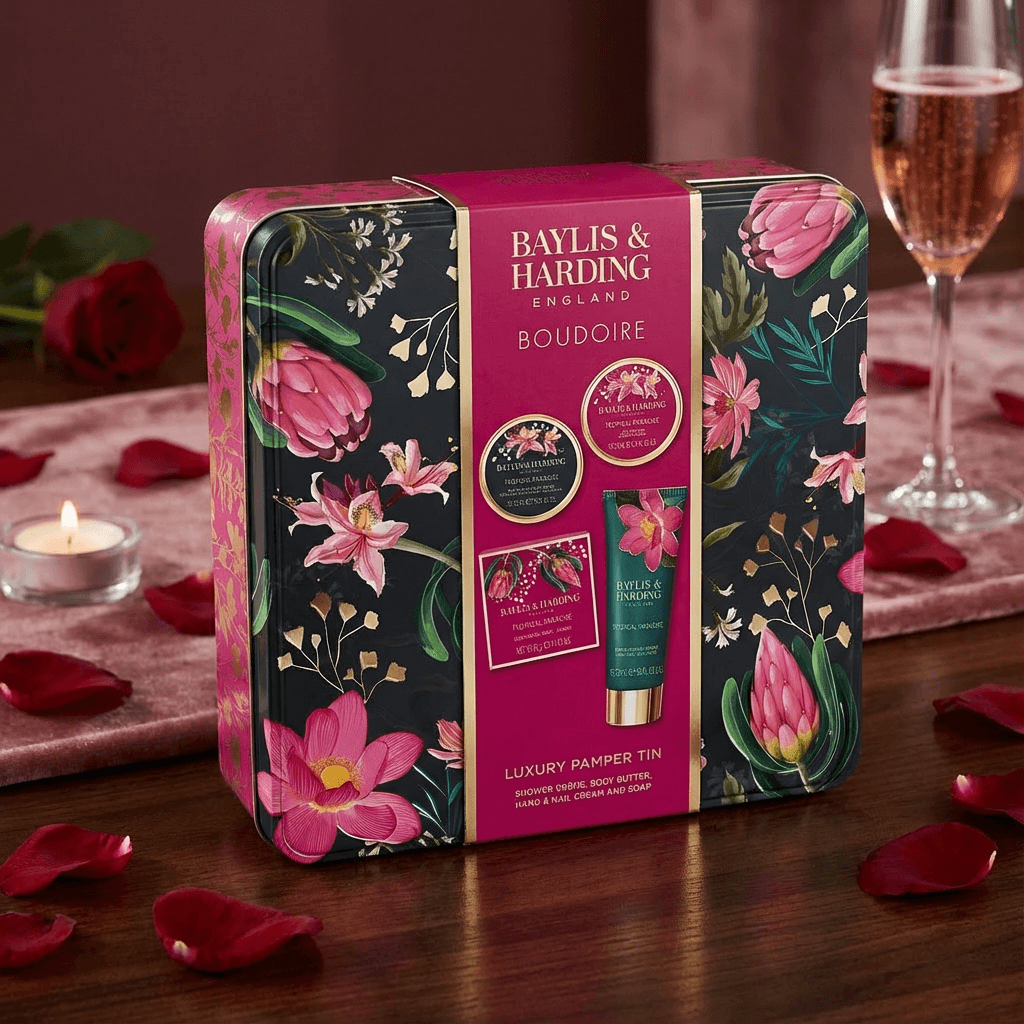 Baylis & Harding Boudoire Luxury Pamper Tin Gift Set