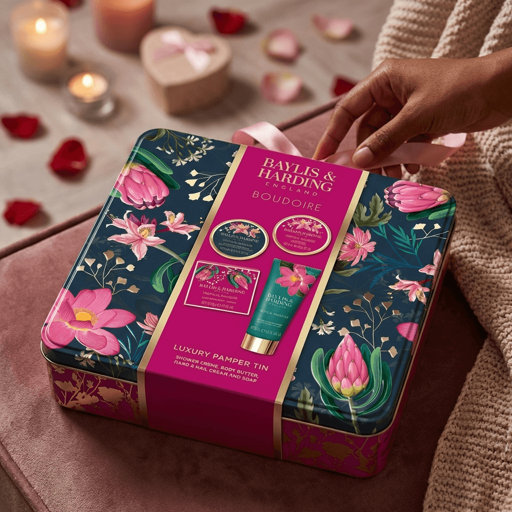 Baylis & Harding Boudoire Luxury Pamper Tin Gift Set