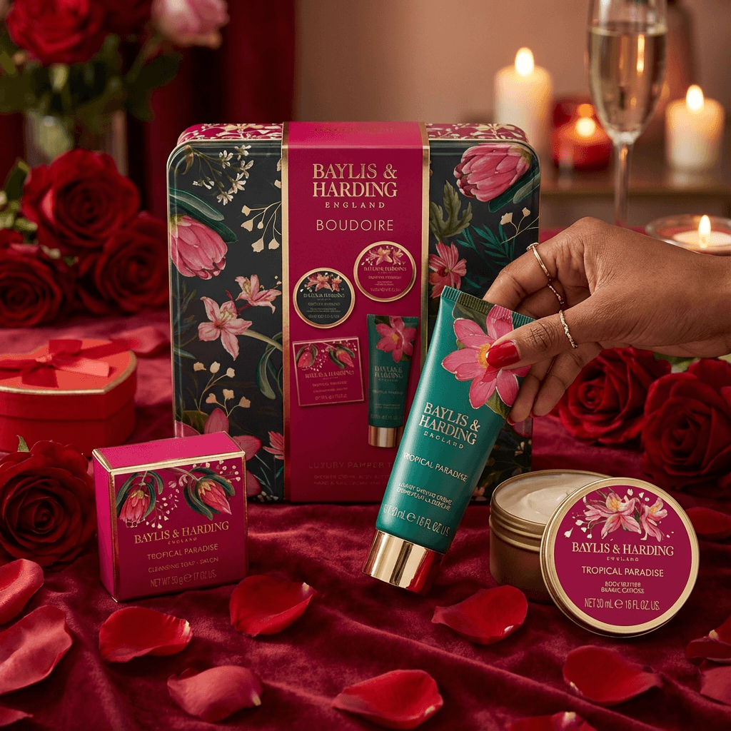 Baylis & Harding Boudoire Luxury Pamper Tin Gift Set