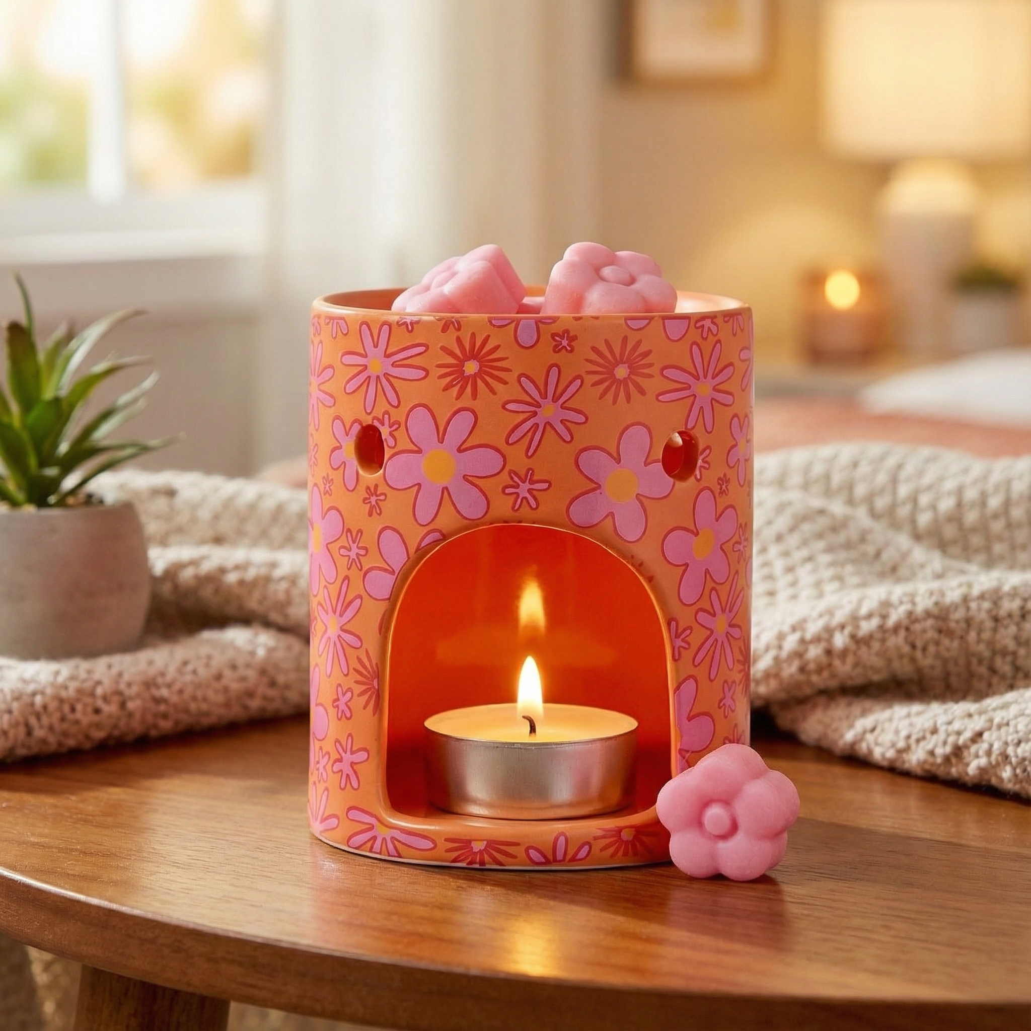 Studio Blom “Blissful Bloom” Wax Melt Burner & Melts