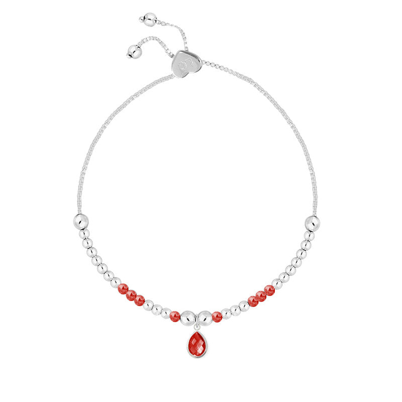 July Birthstone Bracelet – Ruby