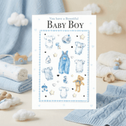 Baby Boy – Newborn Greeting Card