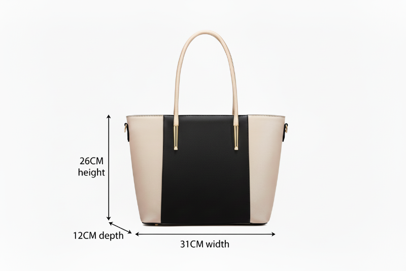 Brina PU Leather 4-in-1 Tote Handbag Set – (31 × 26 × 12 cm) Women’s Fashion Bag