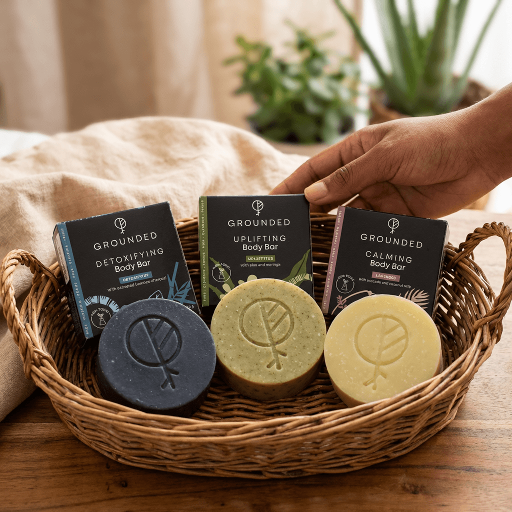 Grounded Natural Body Bar Soap (150g)