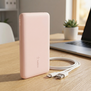 Belkin 10,000 mAh 15 W USB-C / USB-A Power Bank – Rose