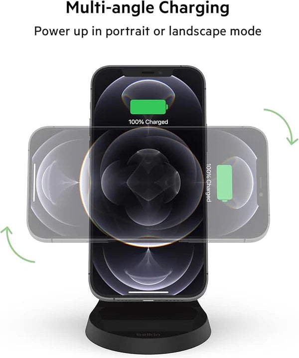 Belkin Wireless Charger Stand with MagSafe – 7.5W (Black)