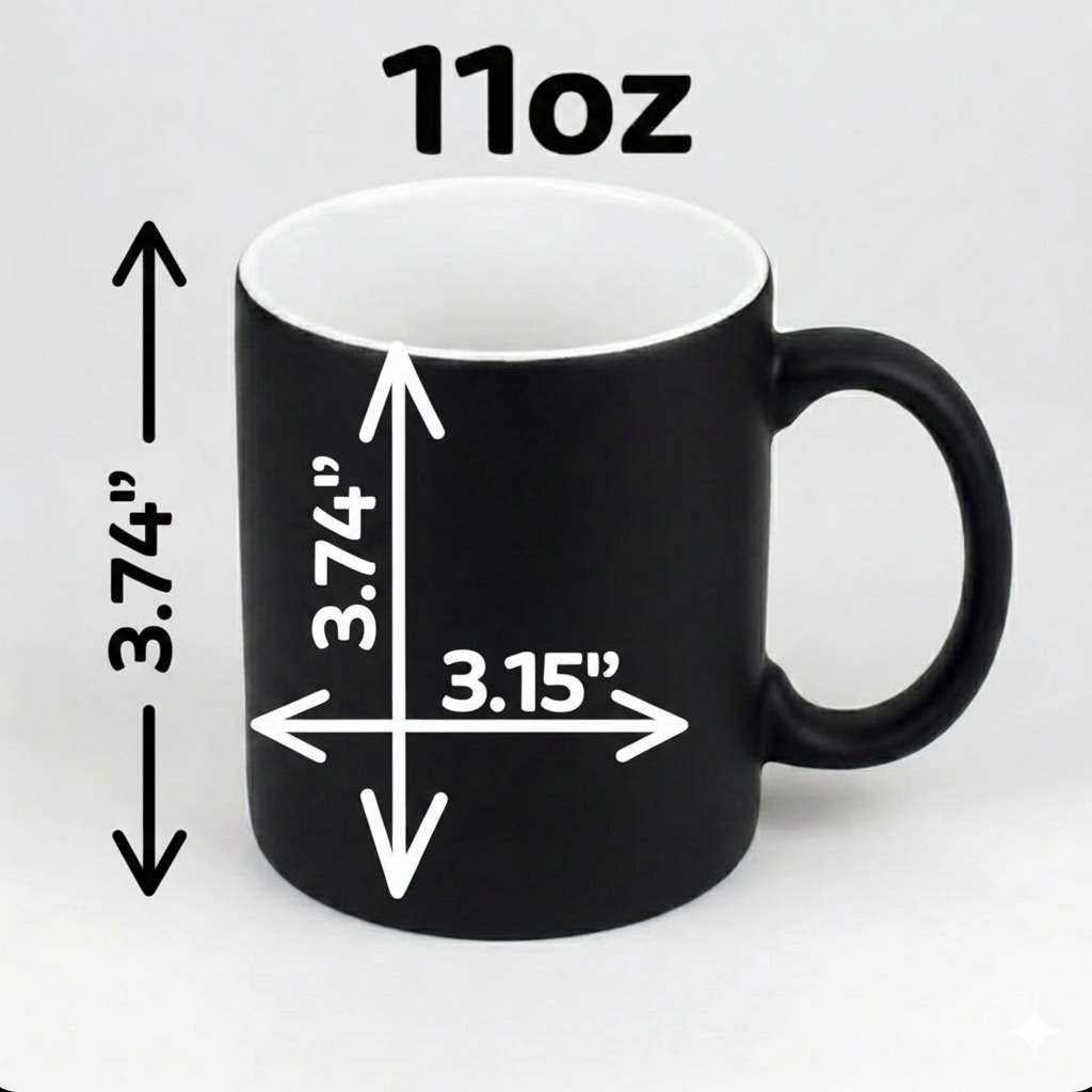 Personalised Best Mom Ever Photo Mug – 11 oz Love Heart Matte Magic Mug