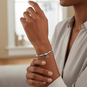 December Birthstone Bracelet – Blue Topaz