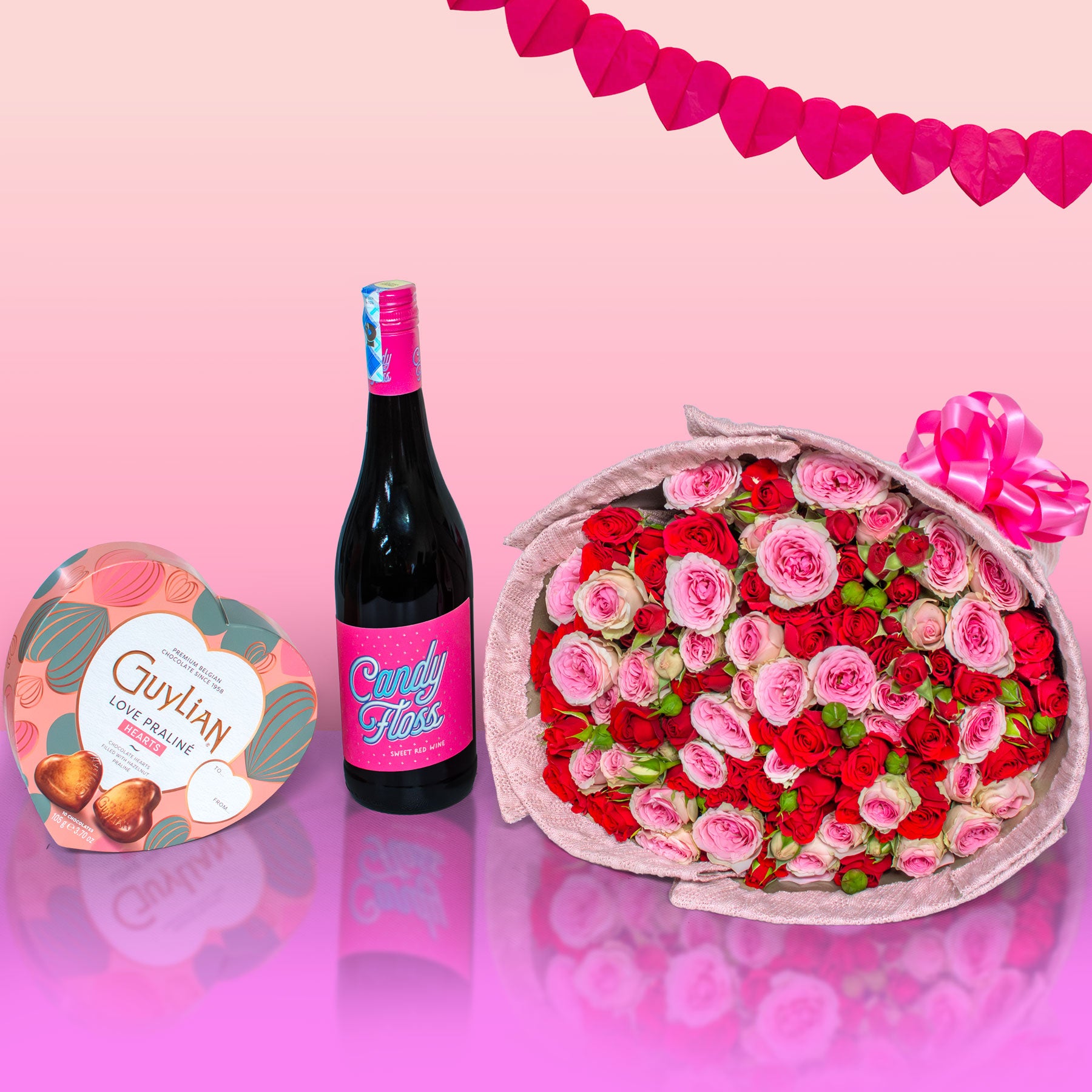 Blooming Love Package | Flower & Chocolates Gift Hamper