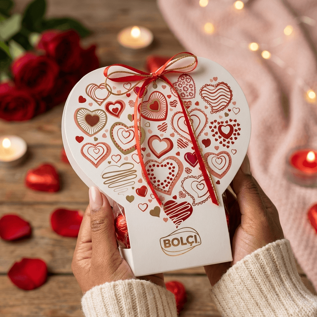 Bolci Figured Chocolate Heart – 100g
