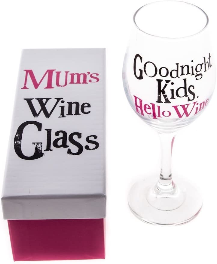 Brightside Mum's Wine Glass